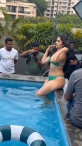 Is Rukmini Vasanth bikini video real?